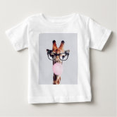 Funny Blowing Bubble Gum Giraffe Animal Lover Chewing Candy Shirt