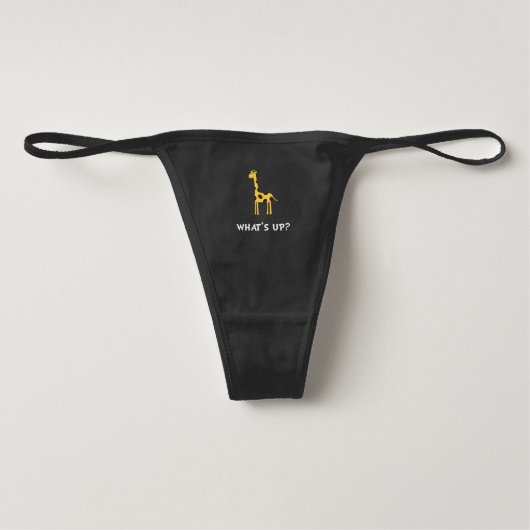 Giraffe Whats Up Thong (Front)