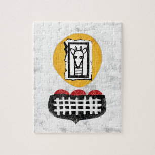 Giraffe Will If You Will Jigsaw Puzzle