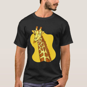 Giraffe Winking Giraffe Fans Women Kids Girls T-Shirt