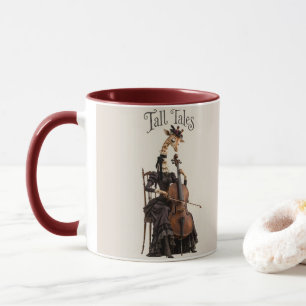 Giraffe with a Cello Mug