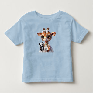  Giraffe with a Panda  Toddler T-shirt