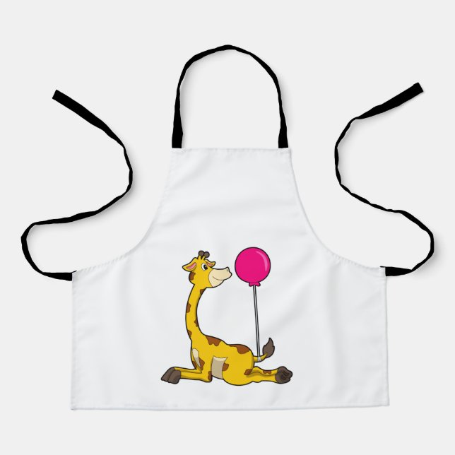 Giraffe with Balloon Apron (Front)