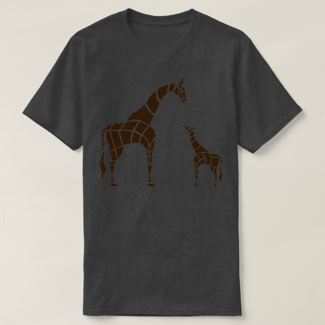 giraffe with calf T-Shirt (Design Front)