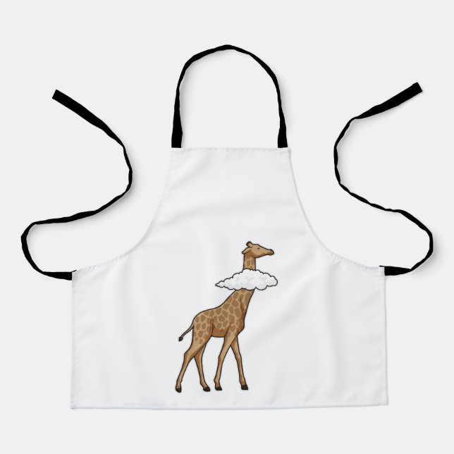 Giraffe with Cloud Apron (Front)