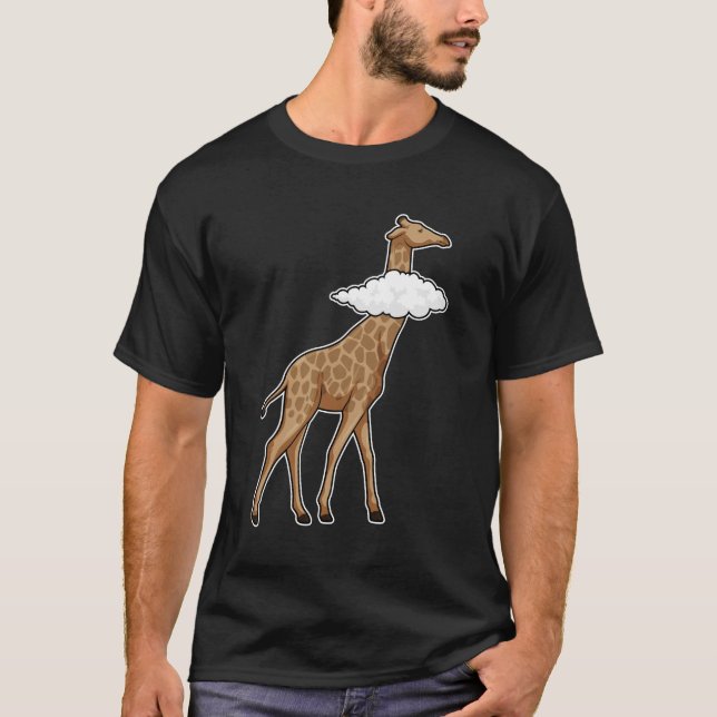 Giraffe with Cloud T-Shirt (Front)