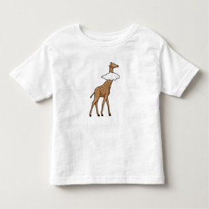 Giraffe with Cloud Toddler T-shirt