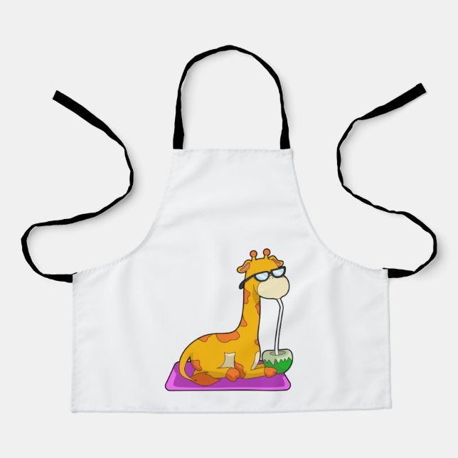 Giraffe with Coconut Apron (Front)
