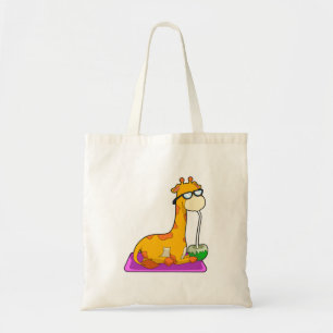 Giraffe with Coconut Tote Bag