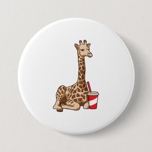 Giraffe with Drink Button (Front)