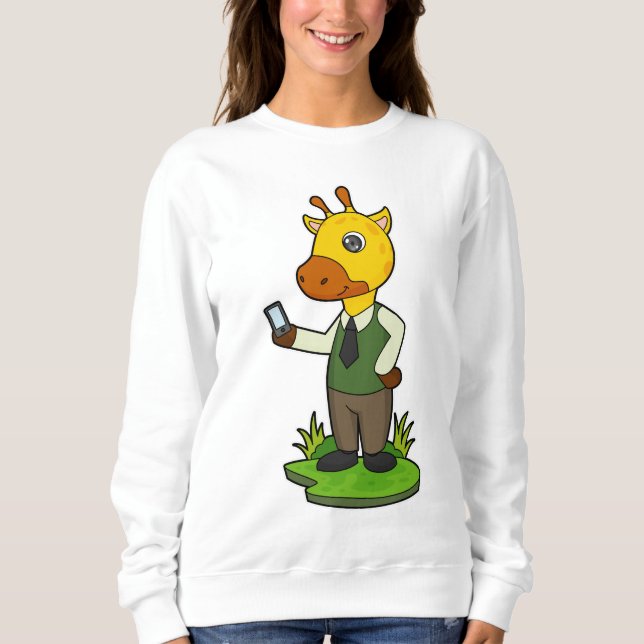 Giraffe with Mobile Sweatshirt (Front)