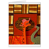 Giraffe with Muffin: A Cute African Design (Front)