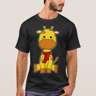 Giraffe with Scarf 3 T-Shirt