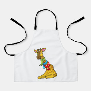 Giraffe with Scarf Apron