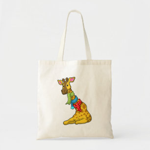 Giraffe with Scarf Tote Bag