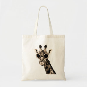 Giraffe With Steampunk Sunglasses Goggles Tote Bag