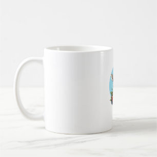 Giraffe With Strawberries Blueberries Apples Coffee Mug