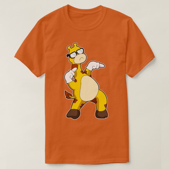 Giraffe with Sunglasses 2 T-Shirt (Design Front)