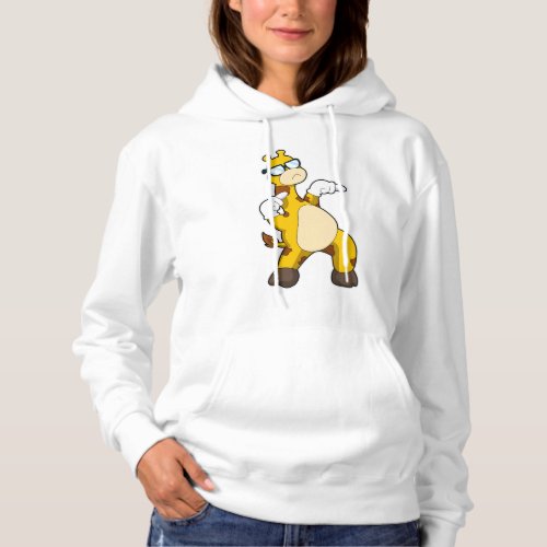 Giraffe with Sunglasses Hoodie