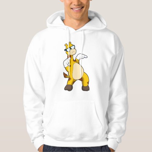 Giraffe with Sunglasses Hoodie