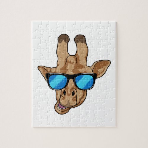 Giraffe with Sunglasses Jigsaw Puzzle