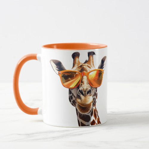 Giraffe With Sunglasses Mug