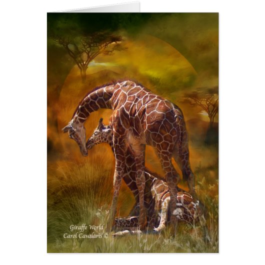 Giraffe World ArtCard Cards (Front)