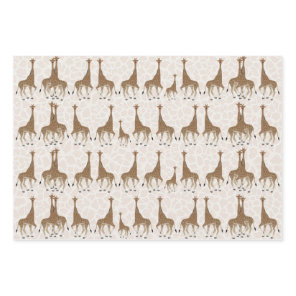 Giraffe Wrapping Paper Sheets