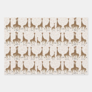 Giraffe Wrapping Paper Sheets