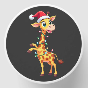 Giraffe Xmas Lighting Funny Santa Giraffe Christma Mini Candle Favors