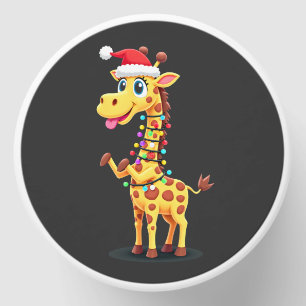 Giraffe Xmas Lighting Funny Santa Giraffe Christma Mini Candle Favors