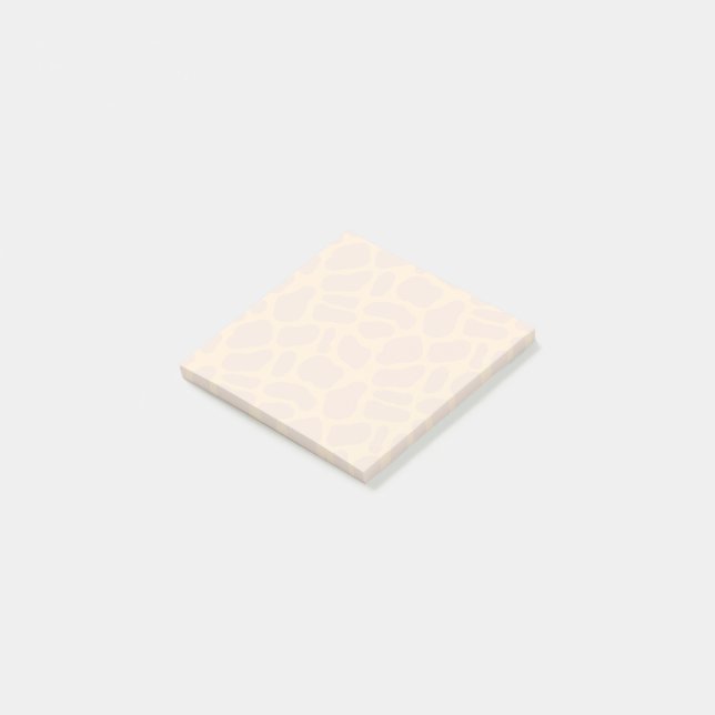 Giraffe yellow wild Gradient Watercolor Minimal Post-it Notes (Angled)