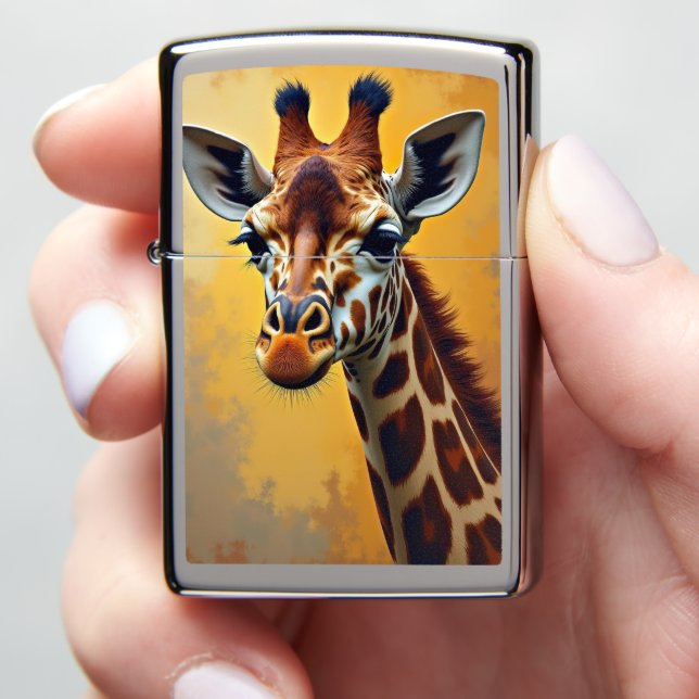 Giraffe  zippo lighter (In Hand)