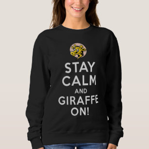 Giraffe  Zoo Animal Giraffe Girl  Zoo Keeper Sweatshirt