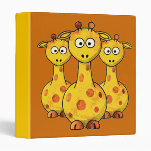 GIRAFFES 1.5" Ring Binder