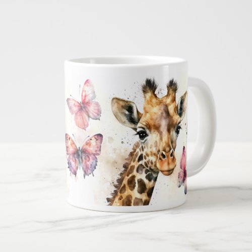 Giraffes and butterflies Coffee/Tea Mug