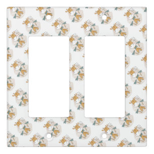 Giraffes and Palm Trees Light Switch Cover
