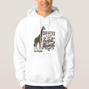 Giraffes Are My Spirit Animal Vintage Shirt Design