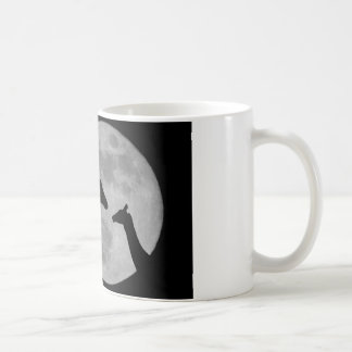 Giraffes At Fullmoon Night Coffee Mug