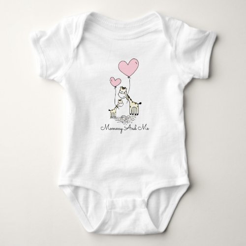 Giraffes Baby Bodysuit