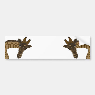 Giraffes Bumper Sticker