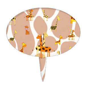 Giraffes Cake Topper