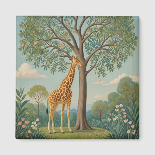 Giraffes Canopy Magnet