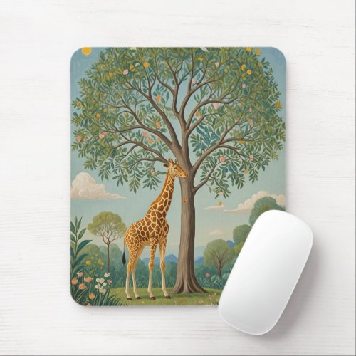 Giraffes Canopy Mouse Pad