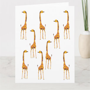 Giraffes Card