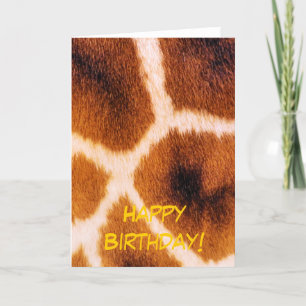 GIRAFFES CARD