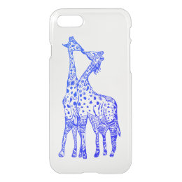 Giraffes Custom iPhone 8/7 Clearly™ Deflector Case