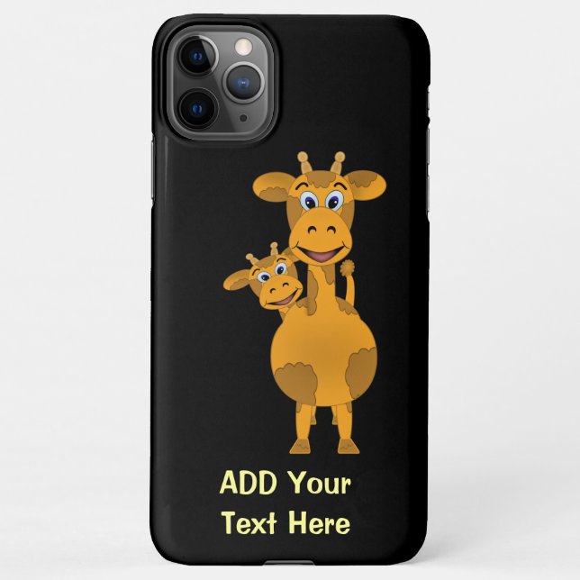Giraffes Customize iPhone Case (Back)