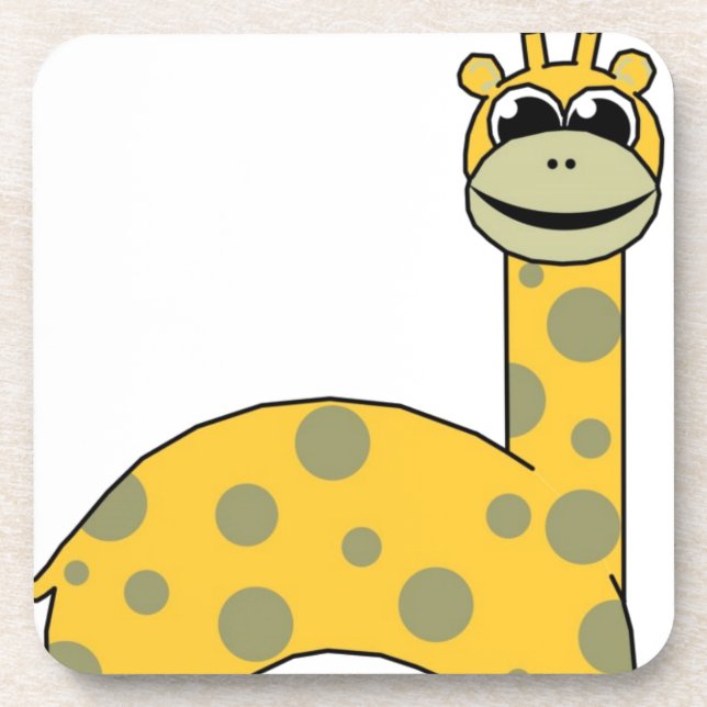 Giraffes Drink Coaster (Front)