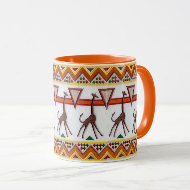 Giraffes in Africa Mug (Front Right)